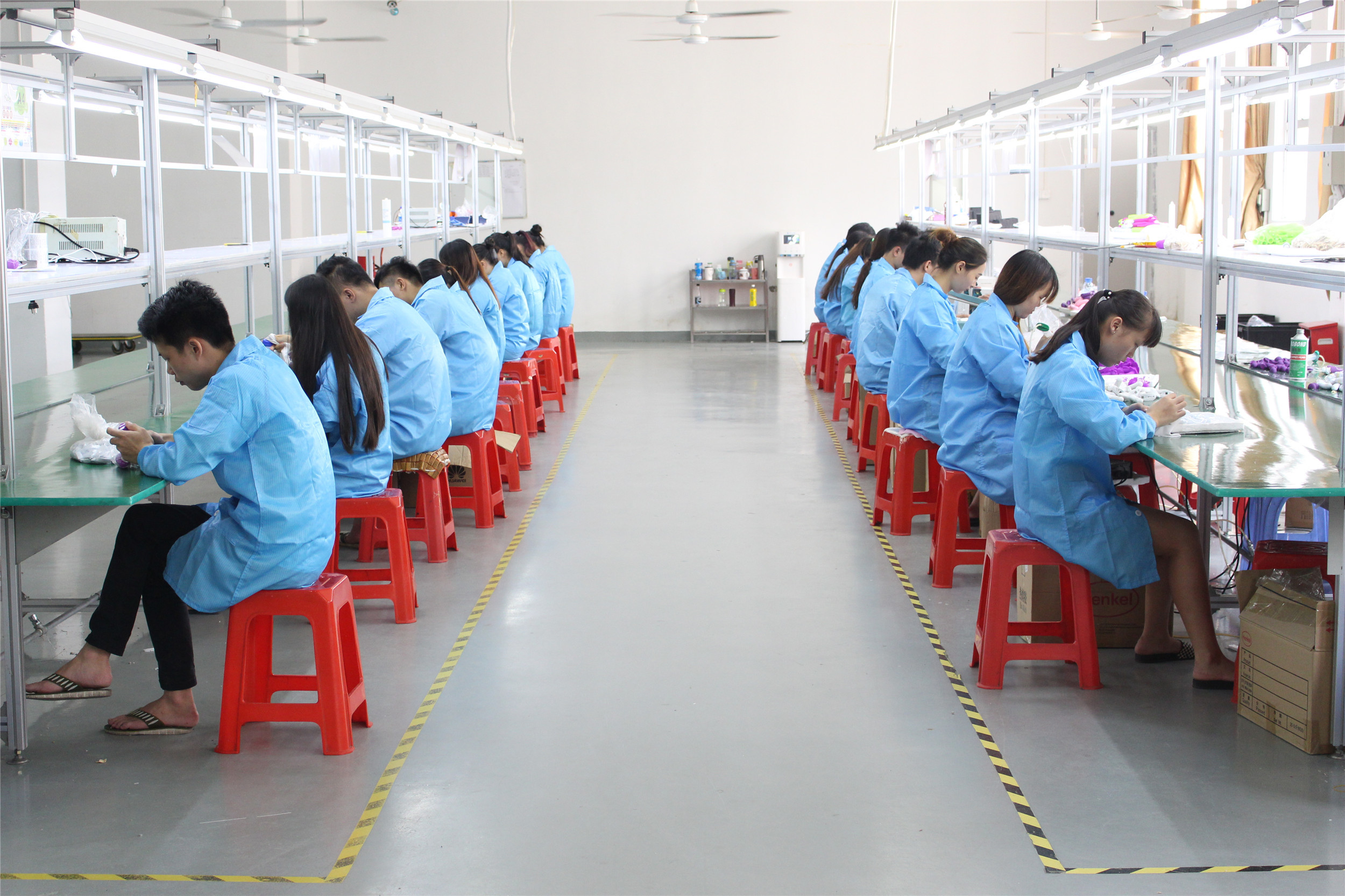 SHENZHEN SESKOM TECHNOLOGY CO.,LTD. linea di produzione in fabbrica