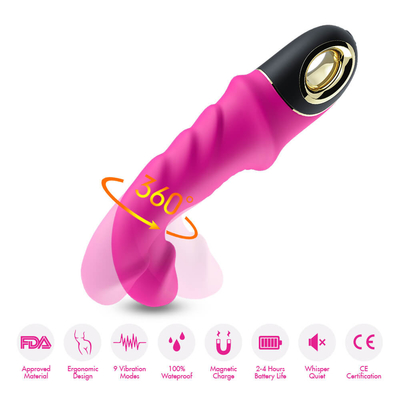 Giocattoli segreti ricaricabili del sesso di USB delle donne del punto G del masturbatore di lusso di climax