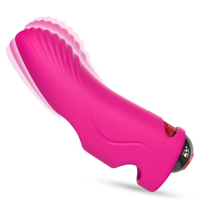 Giocattolo ricaricabile senza fili di massaggio di Mini Sex Finger Vibrator Body dell'adulto