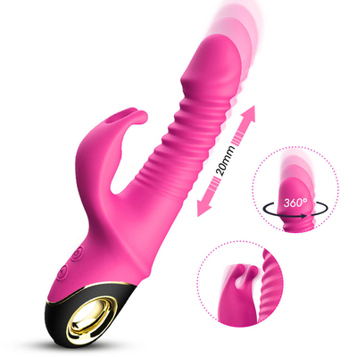 Spinta girante di carico magnetica del pene del vibratore del dildo del coniglio grande