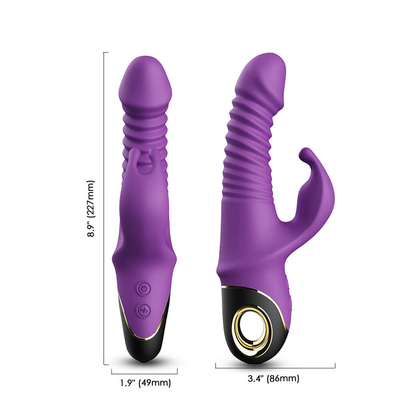 Spinta girante di carico magnetica del pene del vibratore del dildo del coniglio grande