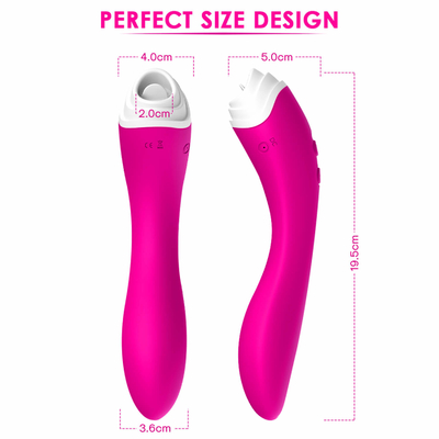Stimolatore di Licker della lingua del vibratore del dildo, massaggiatore impermeabile di stimolazione della vagina