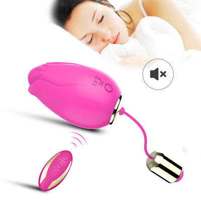 Giocattoli di vibrazione del sesso dell'uovo del punto G per controllo senza fili Mini Flower Silicone delle donne