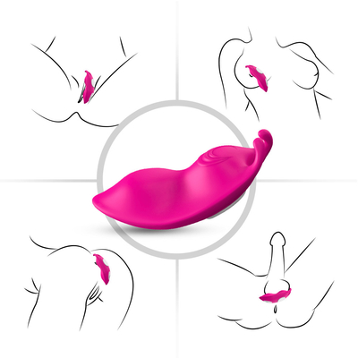 Vibratore personale resistente Bunny Clitoris Stimulation delle mutandine della clip magnetica dell'acqua