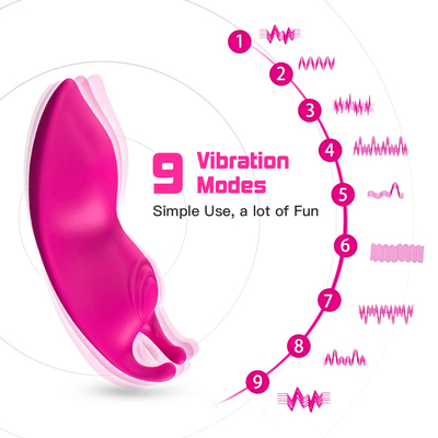 Vibratore personale resistente Bunny Clitoris Stimulation delle mutandine della clip magnetica dell'acqua