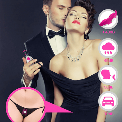 Vibratore personale resistente Bunny Clitoris Stimulation delle mutandine della clip magnetica dell'acqua