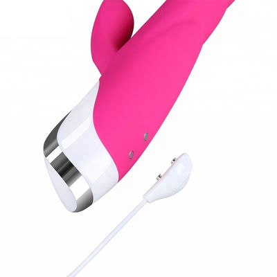 Lingua felice del vibratore del coniglio di 10 frequenze che lecca lo stimolatore del clitoride del vibratore