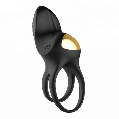 Un maschio di 90 minuti IPX6 ha ritardato il pene doppio Ring Sex Toy del silicone dell'eiaculazione