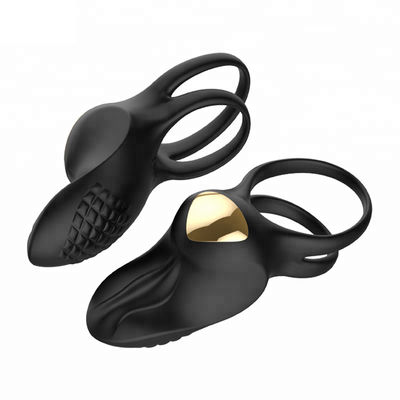 giocattolo di vibrazione del sesso della lingua pazza degli anelli del gallo del punto G di 3.7V 111.7*45*45mm