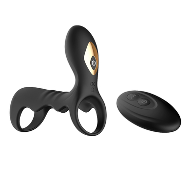 Uomini doppi di Ring Cock Vibrating Ring For del pene del silicone telecomandato di FDA