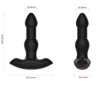 Il sesso anale a distanza della spina delle 10 velocità gioca la spinta della spina anale di estremità del massaggiatore della prostata della spina