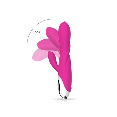 Doppio dildo del vibratore del coniglio di 80 minuti con amore Toy For Lady del vibratore di Clit 213*64*38mm