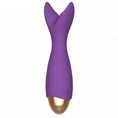 Il delfino del massaggiatore di stimolazione di Clit del silicone di FDA ha modellato il giocattolo del sesso del vibratore del punto G di Clit