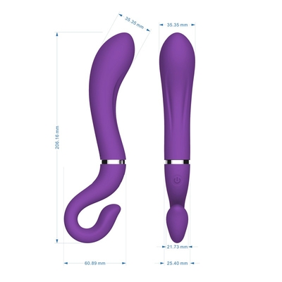 IPX6 10 frequenze della vagina del sesso artificiale Toy For Women del vibratore 206.2*60.9*35.4mm