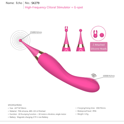 Giocattolo femminile del sesso del vibratore del punto G di IPX6 Pen Adult Stimulation Vibrator Masturbation