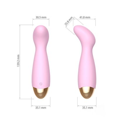 Vibratore del dildo della vagina del clitoride per i giocattoli adulti ricaricabili del sesso delle donne