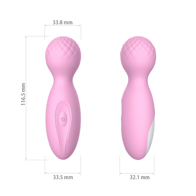 12 sesso Toy Mini Wand Massager del vibratore del punto G del silicone del raso di funzione di velocità 10