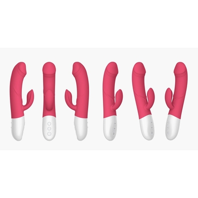 Vibratore femminile telecomandato di riscaldamento intelligente di orgasmo del dildo a velocità diverse