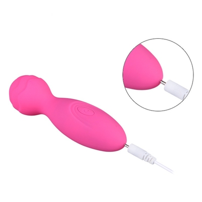 massaggiatore della bacchetta di Mini Electric Sex Wand Vibrator del massaggiatore della bacchetta di avoirdupois del silicone di 34.5mm
