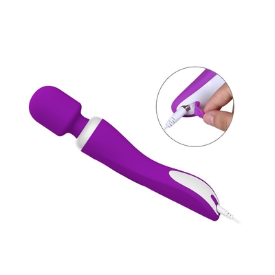 Giocattoli tenuti in mano di piacere sessuale del massaggiatore della bacchetta del silicone dei giocattoli Clitoral elettrici di stimolazione