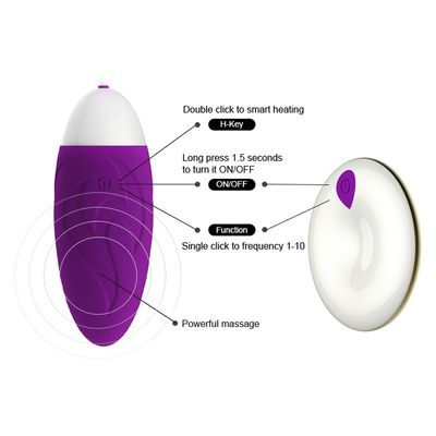 Un sesso di vibrazione resistente Toy Adult Strong Bullet Vibrator di 10 uova di velocità dell'acqua