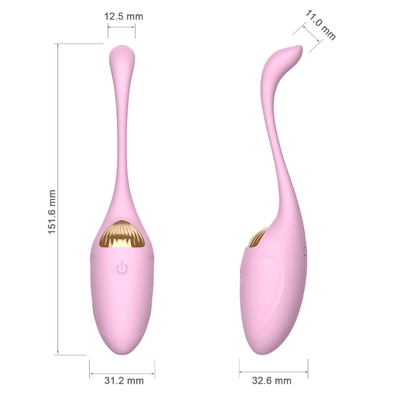 Sesso di vibrazione Toy Rechargeable Bullet With Remote delle uova del vibratore femminile della masturbazione