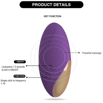 Caricatore purulento del Usb del vibratore della pallottola del vibratore del silicone del grado medico delle uova della vagina