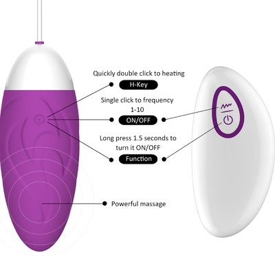 Vibratore di vibrazione impermeabile silenzioso a distanza di Toy Massage Eggs Bullet Egg del sesso delle uova