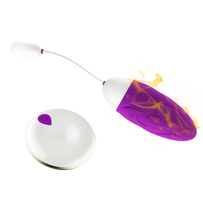 Sesso di vibrazione Toy Comfortable Purple Egg Vibrator delle uova di sicurezza di salute 87*33*33mm