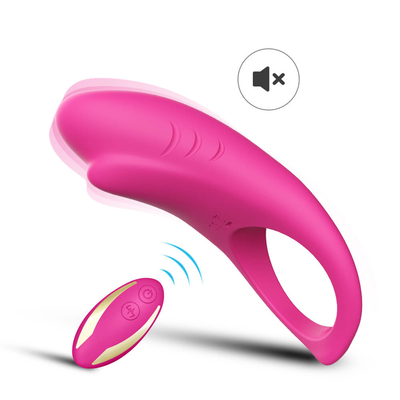 Eiaculazione flessibile di ritardo del vibratore del pene dell'anello IPX7 del gallo del vibratore 3.7V per l'uomo