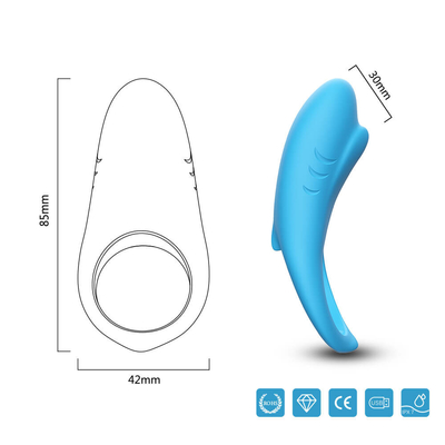 Eiaculazione flessibile di ritardo del vibratore del pene dell'anello IPX7 del gallo del vibratore 3.7V per l'uomo