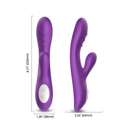 Dildo Clitoral USB del riscaldamento localizzato di punto G dello stimolatore del coniglio ad alta frequenza di velocità ricaricabile