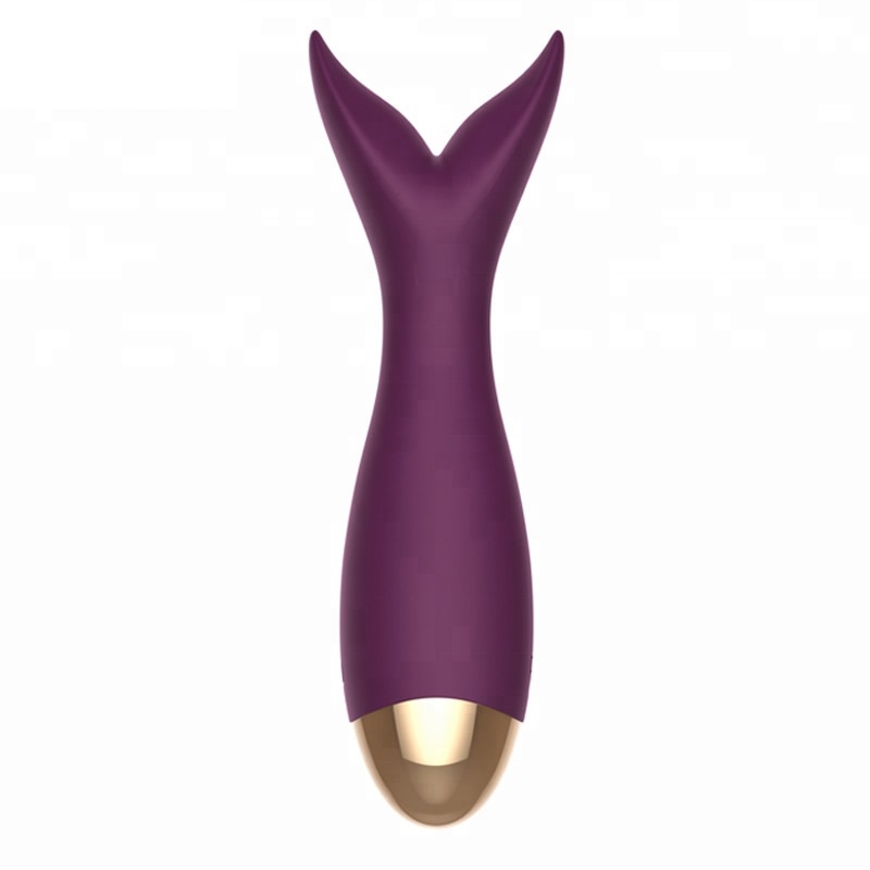 Il delfino del massaggiatore di stimolazione di Clit del silicone di FDA ha modellato il giocattolo del sesso del vibratore del punto G di Clit