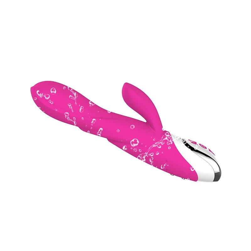 Stimolatore impermeabile di riscaldamento del clitoride della vagina del silicone del coniglio del vibratore ricaricabile del punto G per la femmina
