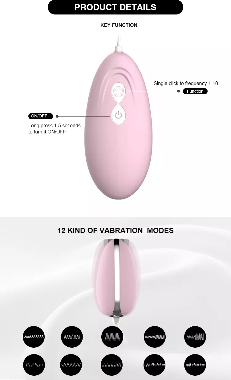 Uova ricaricabili Mini Interactive Massager Wand di amore del silicone del vibratore impermeabile di comodità